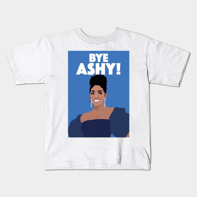 Porsha Williams | BYE ASHY | Real Housewives of Atlanta (RHOA) Kids T-Shirt by theboyheroine